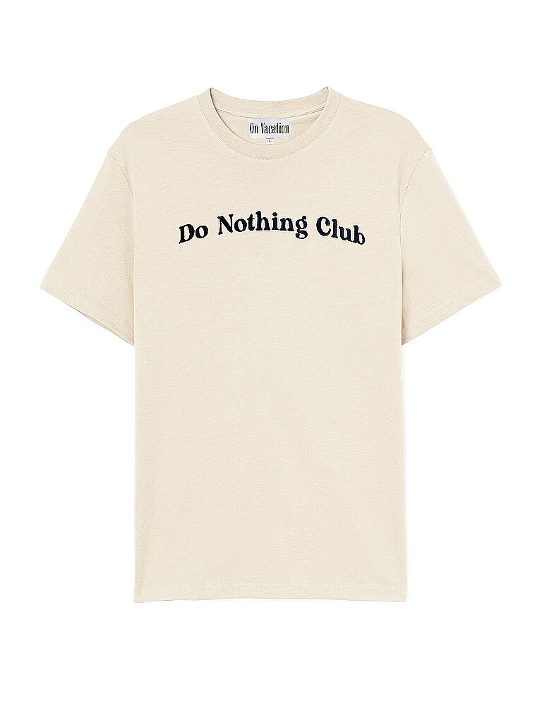 ON VACATION T-Shirt Do Nothing Club beige | XL